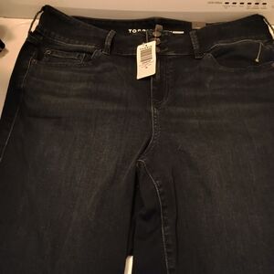 Torrid Women's Dark Blue Jegging Bermuda Shorts Size 18 NWT